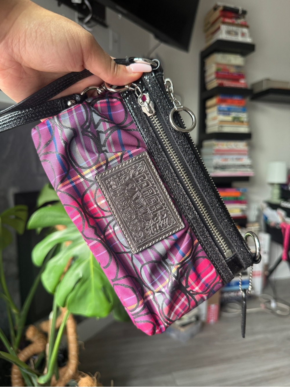 Coach Signature Wristlet